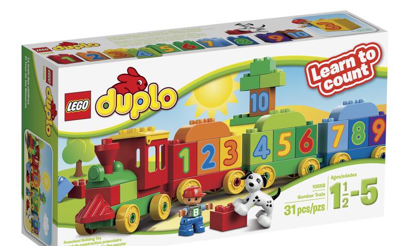 Skaičių traukinukas - mokysis ir žais mažas vaikiukas (kodas 10558)