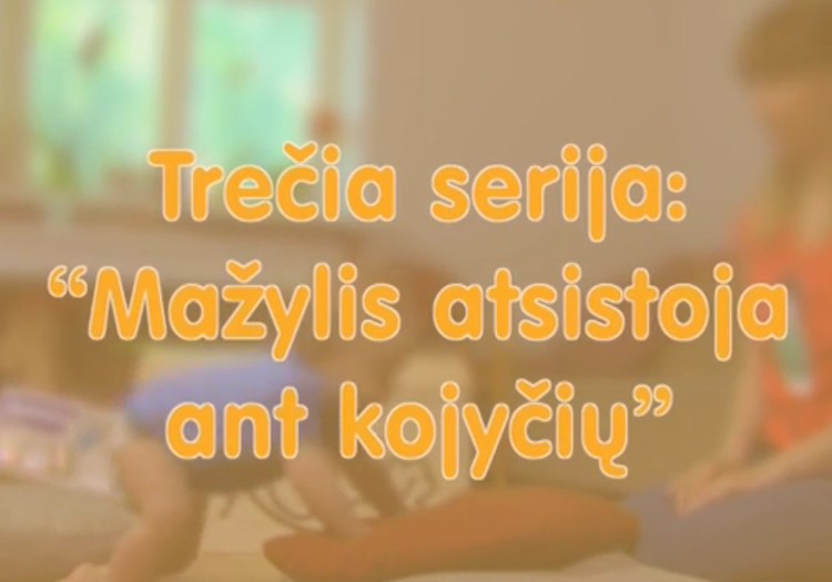 Serialas "Žingsnelis po žingsnelio": 3 SERIJA - Mažylis mokosi atsistoti