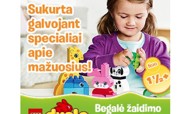 Skelbiame LEGO DUPLO konkurso "Mano pirmasis statinys" laimėtojus