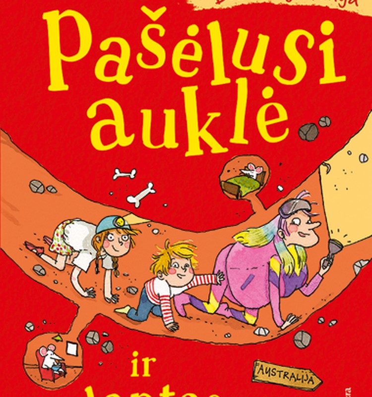 Laimėk knygą "Pašėlusi auklė ir slaptas tunelis"