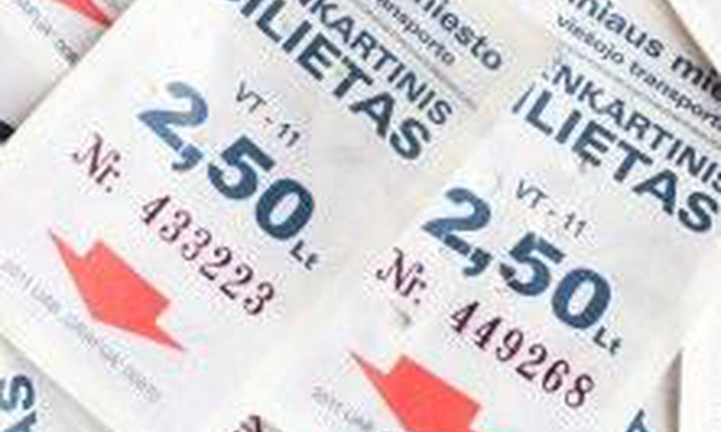 Vilnius atsisveikina su popieriniais bilietais