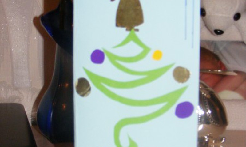 Kalėdinis rankų darbo atvirukas