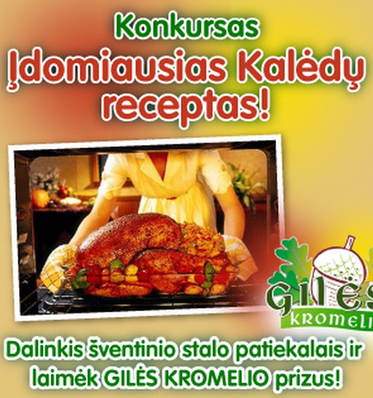KONKURSAS "Įdomiausias Kalėdų receptas"- skelbk receptus iki pirmadienio!