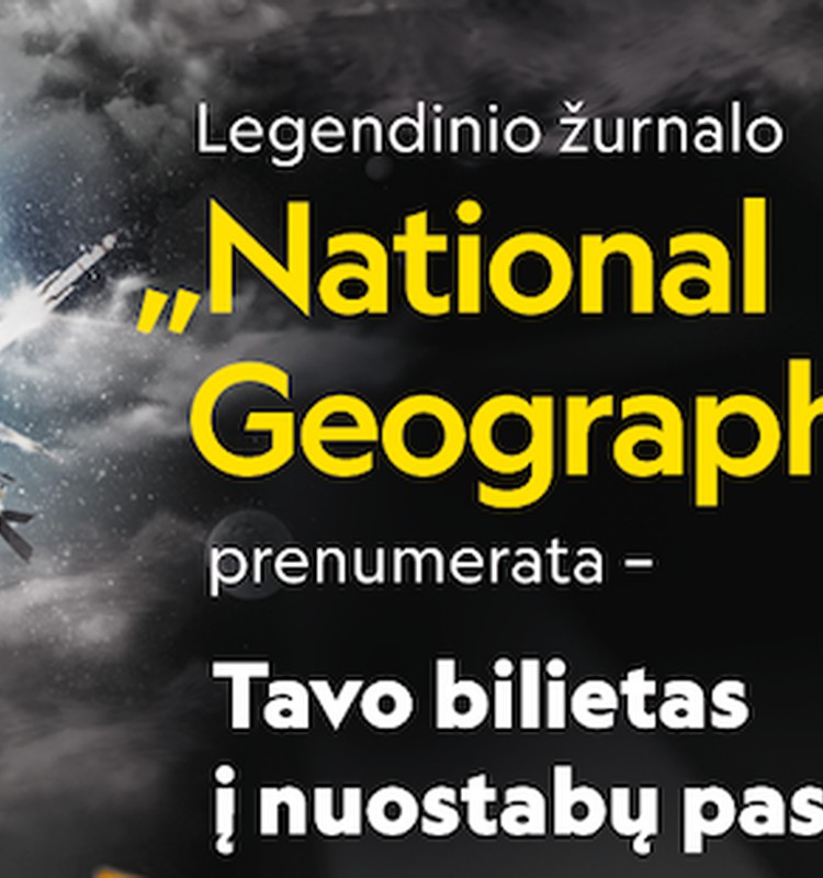 Dovanok artimiesiems „National Geographic Lietuva" prenumeratą