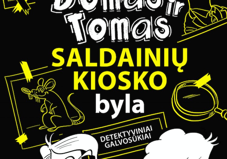 Tomo Dirgėlos detektyvinių galvosūkių knyga vaikams! Laimėk!