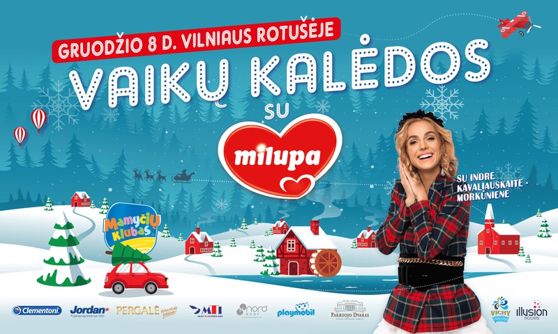 ŠĮ SEKMADIENĮ kviečiame švęsti  VAIKŲ KALĖDAS - ateik į Vilniaus rotušę!