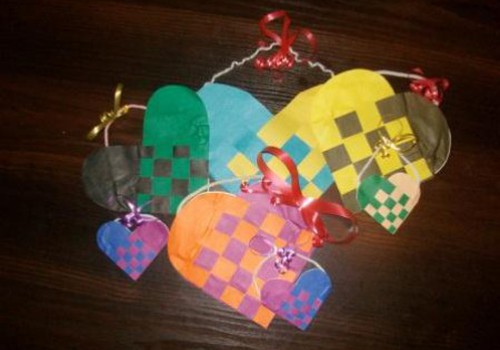 Krepšeliai - "širdelės"