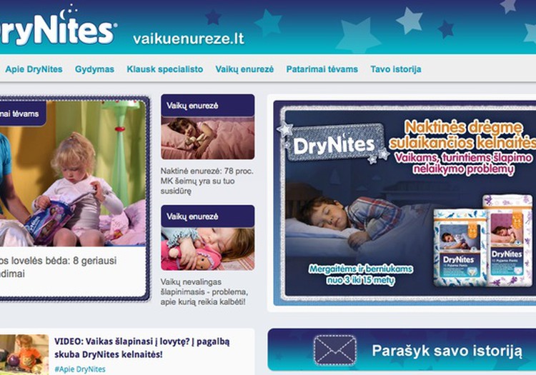 Tu ne viena! Į pagalbą skuba www.vaikuenureze.lt!