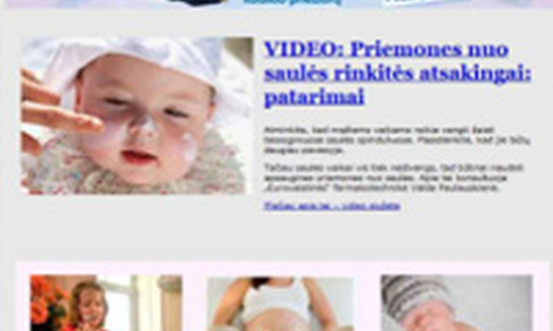 Pažiūrėk savo e-paštą - tuoj įkris liepos mėnesio e-žurnalas "Būsimų mamų klubas"!