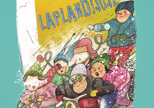 Šventiniai palinkėjimai ir knygos "Elė Laplandijoje" įteikimas