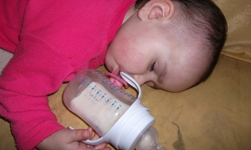 Išgėrus pienuko, ateina saldus miegelis...