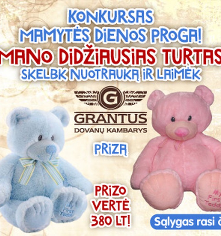 FOTO konkursas Mamos dienai: "Mano didžiausias turtas"!