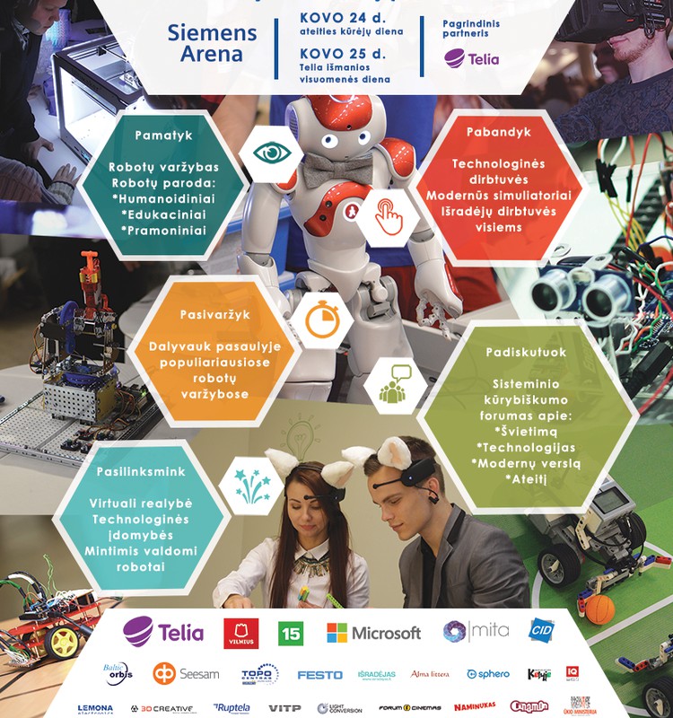 „Robotiada“ - sumaniems vaikams, tėvams ir jų mokytojams!