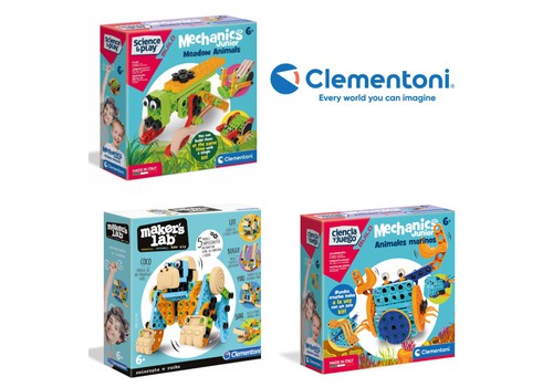 Clementoni „Mechanics Junior" žaislai – išsipildžiusi vaikų svajonė!