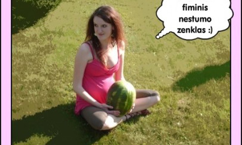 Nėščia ir tuo patenkinta