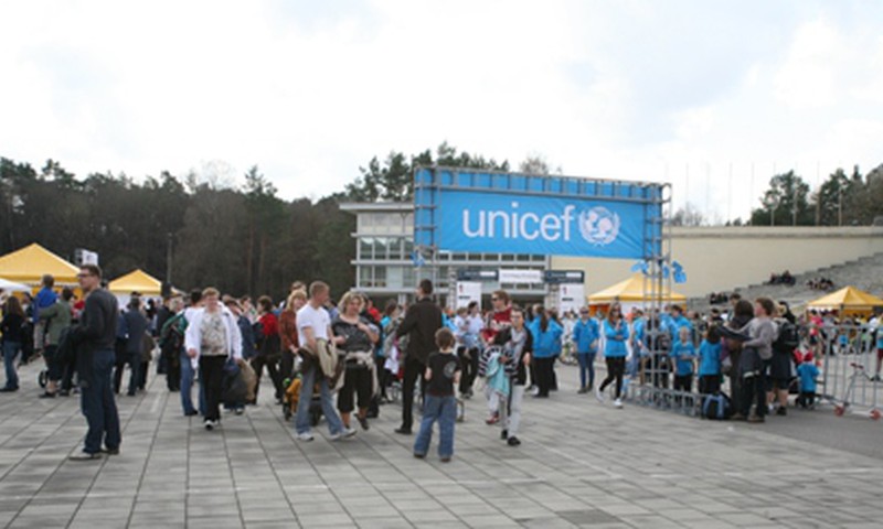 Reportažas iš UNICEF vaikų "maratono"