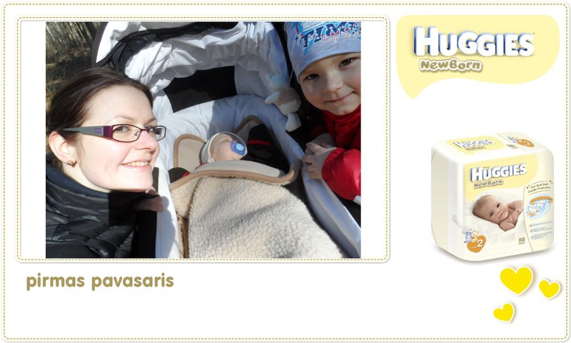 Hubertas auga kartu su Huggies ® Newborn: 87 gyvenimo diena