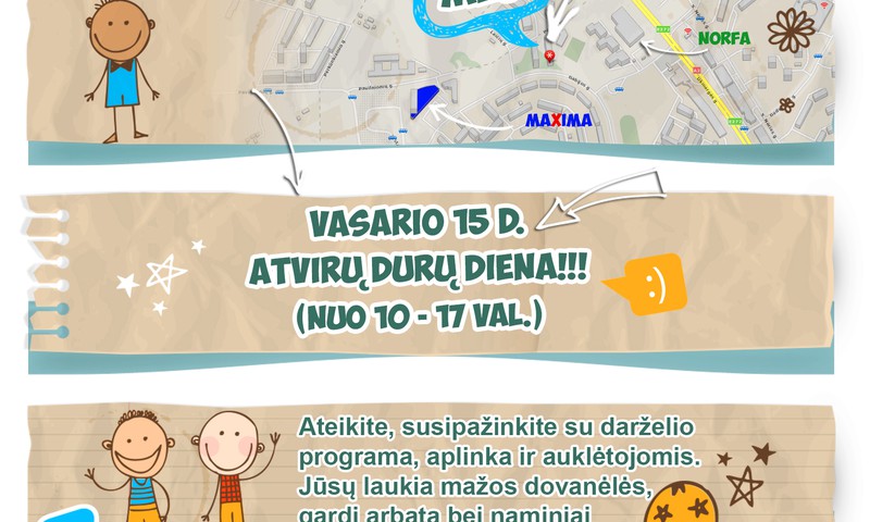 Projektas “Kaip mes kuriame darželį“: Aplankykite mus vasario 15 d.!!!!