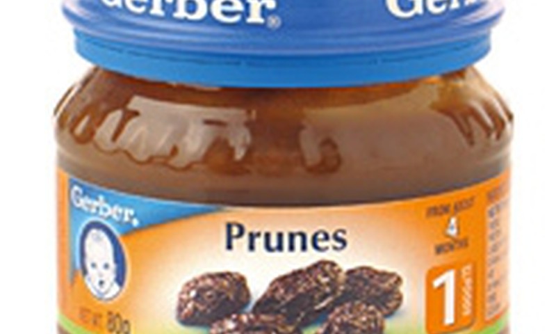 Gerber džiovintų slyvų tyrelė nuo 4 mėnesių