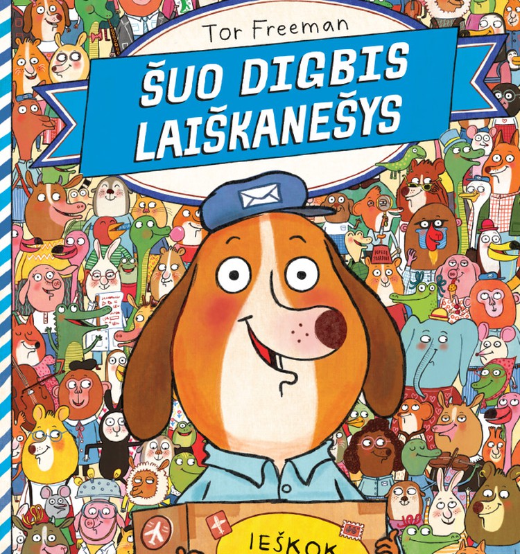 Laimėk knygą "Šuo Digbis laiškanešys"