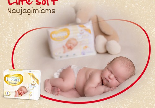 Huggies@ Elite Soft - mūsų pačios švelniausios sauskelnės