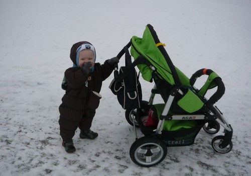 Pasivaikščiojimas su kūdikiu rudenį ir žiemą