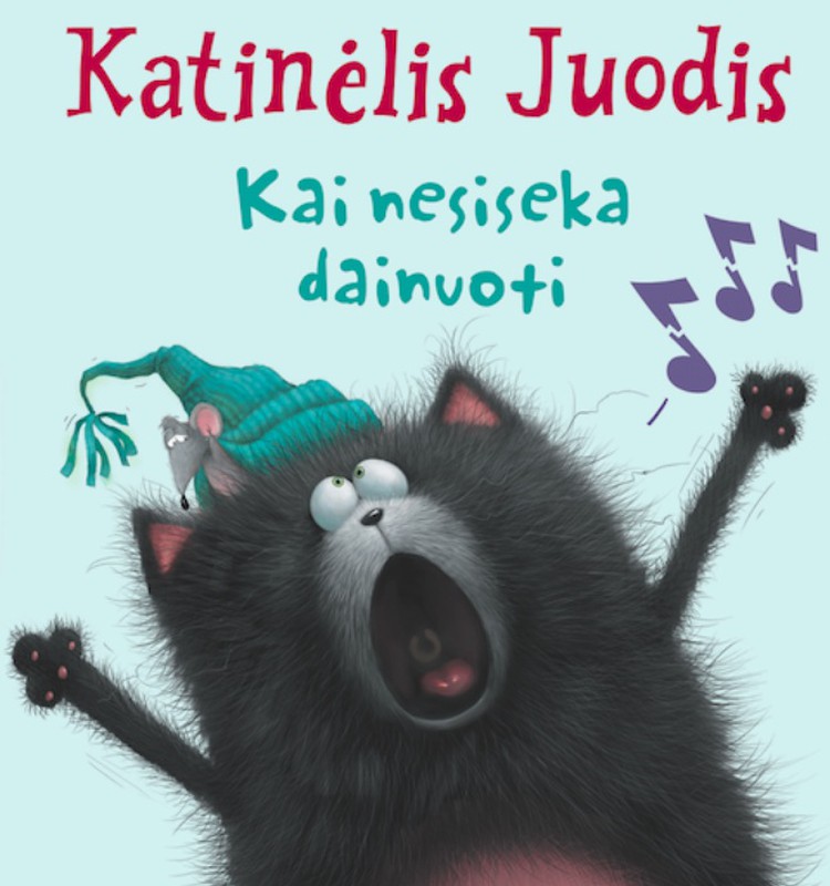 Vaikučių baimės arba kam atitenka knyga "Katinėlis Juodis. Kai nesiseka dainuoti"