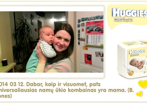 Hubertas auga kartu su Huggies ® Newborn: 81 gyvenimo diena
