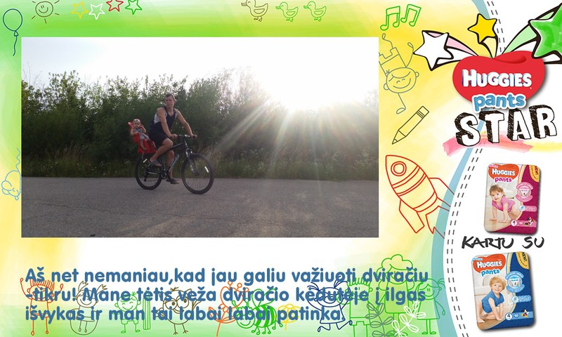 Meilė Jonė ir dviratis
