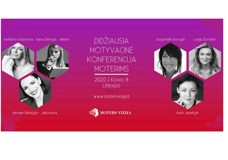 Kviečiame į konferenciją „Moters vizija" - kovo 8-ąją!