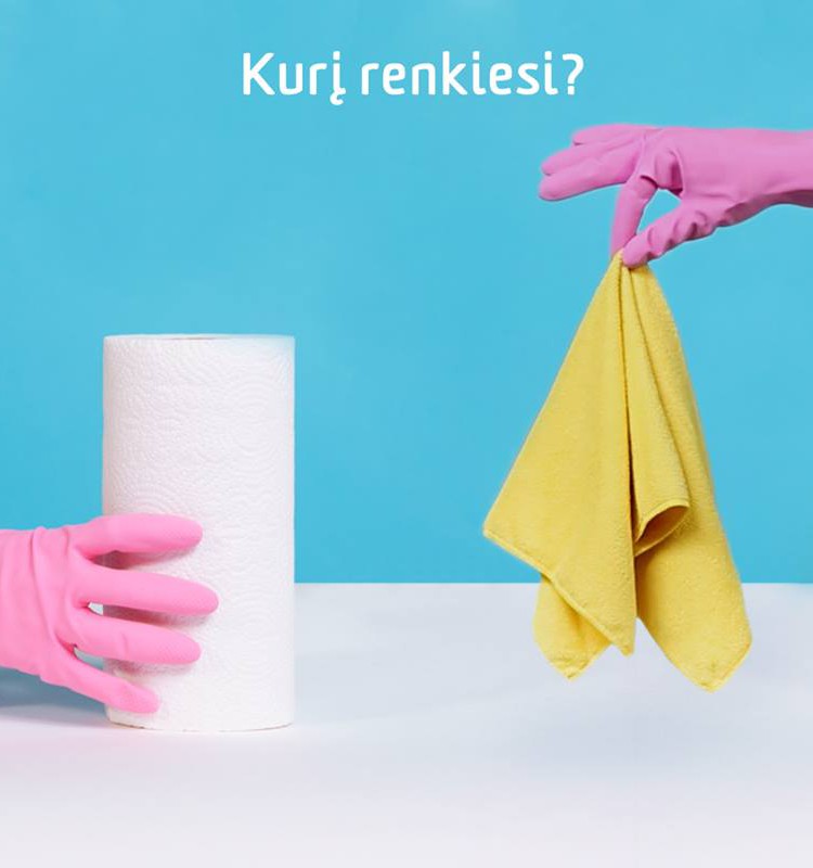Net švariame virtuviniame rankšluostyje – 26 kartų daugiau bakterijų nei Lietuvoje gyventojų