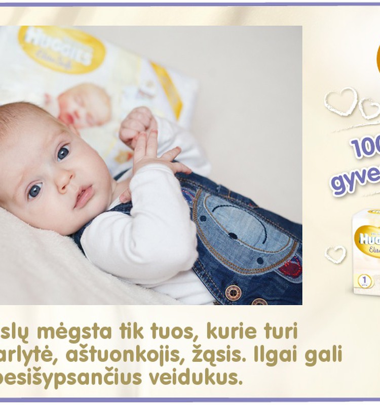 Mažylis auga kartu su Huggies® Elite Soft: 89 diena