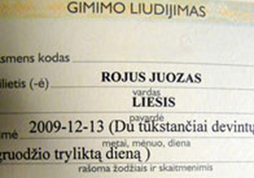 Susipažinkime: Rojus Juozas Liesis