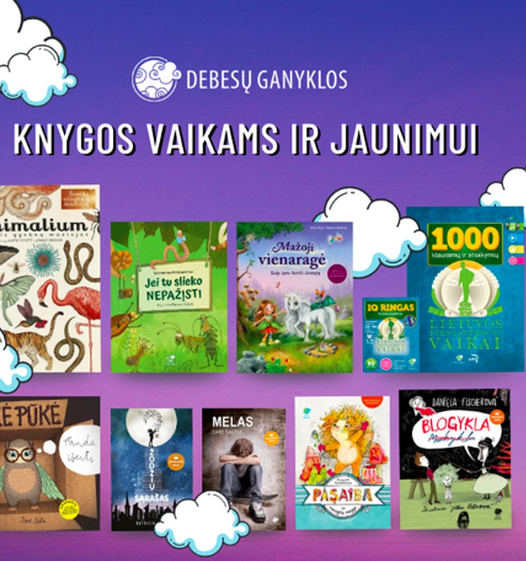 Pradedu lankyti darželį/mokyklą: DEBESŲ GANYKLOS knygos vaikams