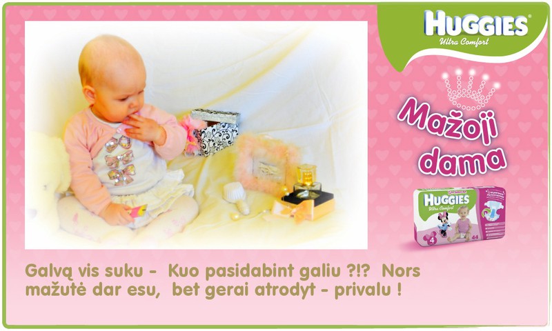 Rožinė damytė Deimantytė :)