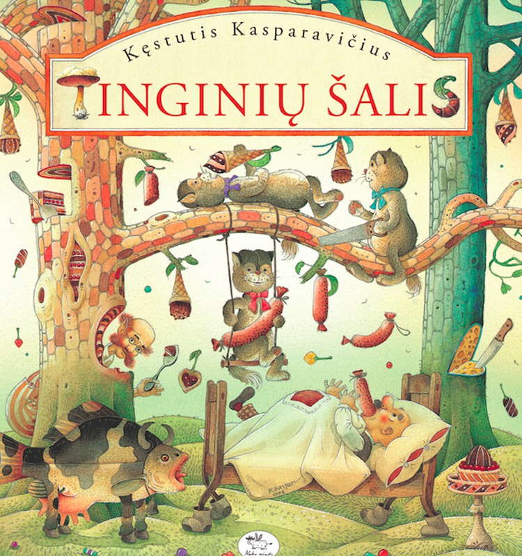 Knygoje "Tinginių šalis" - odė tinginystei +konkursas