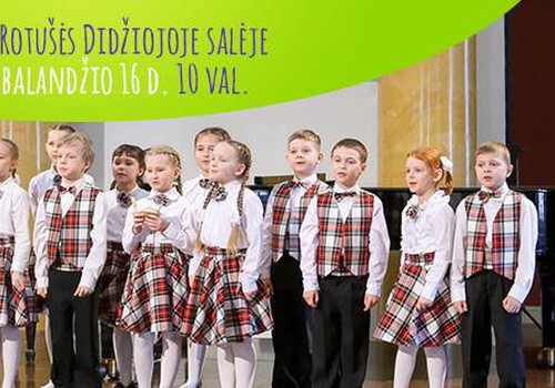 Vaikų dainos konkursas „Šilagėlė" - balandžio 16 dieną
