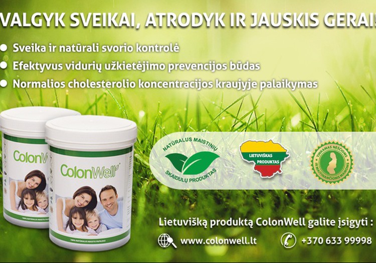 Kas testuos "ColonWell" natūralų produktą: sąrašas