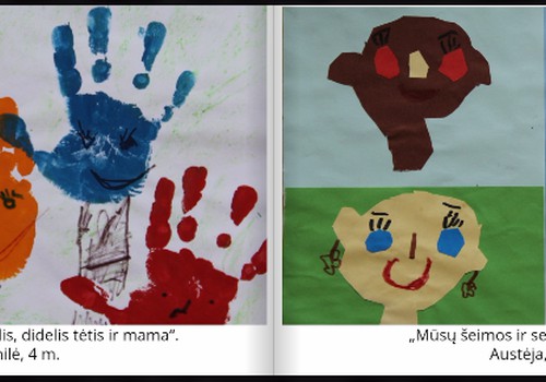 Vaikų piešiniuose – daug teigiamų emocijų ir kūrybiškumo 