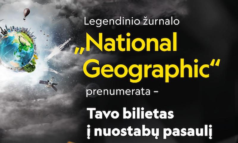 Dovanok artimiesiems „National Geographic Lietuva" prenumeratą