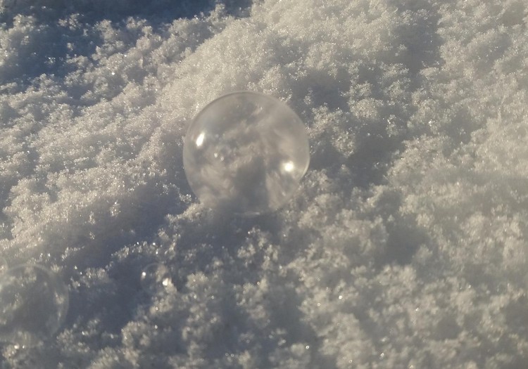 Žiemos ritmu: burbulų eksperimentas :)