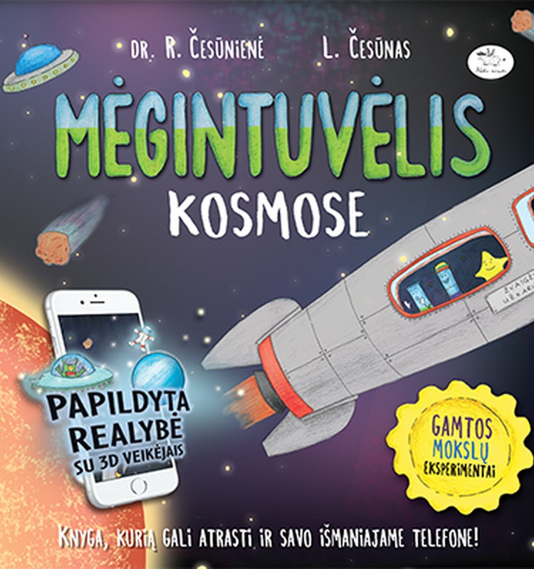 „Mėgintuvėlis kosmose“ - ne tik eksperimentai, bet ir papildyta realybė 