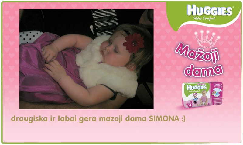mazoji dama Simona