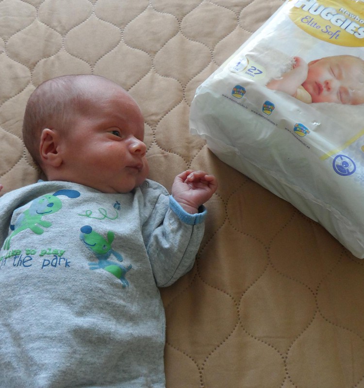 Augam su Huggies Elite Soft: Aidučiui jau 3 savaitės!