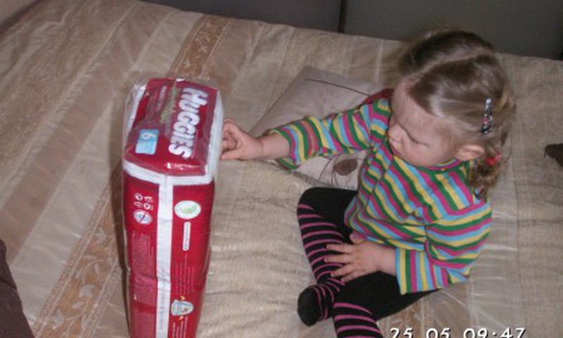 Pirmą kartą gavome Huggies Little Walkers!
