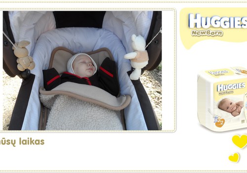 Hubertas auga kartu su Huggies ® Newborn:86 gyvenimo diena