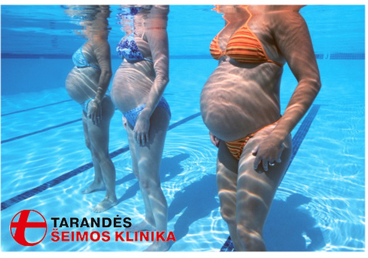Tarandės klinikos baseine - užsiėmimai nėščiosioms