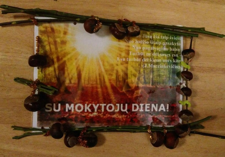 Mokytojai, sveikinimai JUMS!