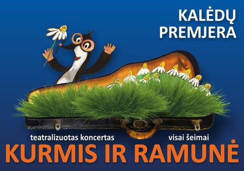 Keistuolių teatre Kalėdų premjera – teatralizuotas koncertas vaikams „Kurmis ir ramunė“