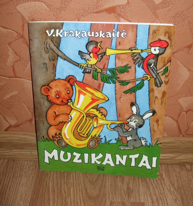 Vaikiškos knygelės recenzija: V. Krakauskaitė "MUZIKANTAI"